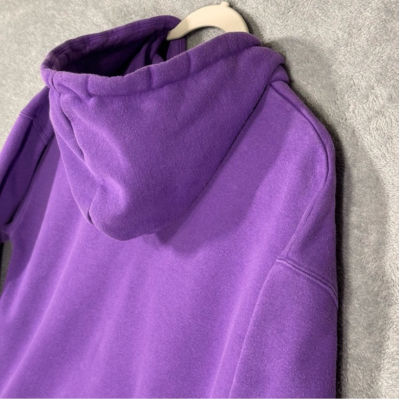 Dutch Bros Coffee Radiate Kindness Purple Hoodie Small Pullover Sweatshirt Comfy - Picture 7 of 15